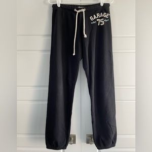 Garage brand navy sweatpants